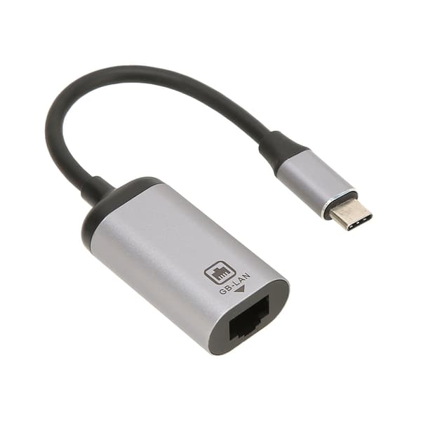 USB C til RJ45-adapter 1000 Mbps højhastigheds Plug and Play metalskal LAN til USB C-adapter til bærbar computer tablet telefon