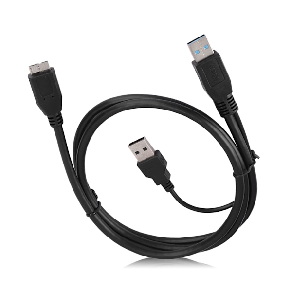 USB3.0 - Micro USB -mobiilikovalevyn datakaapeli lisävirtaliitännällä, kaksinkertainen virtalähde C0109 1m