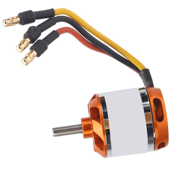 Borstlös motor D2836 med adapter, ersättning för RC-motor för RC-fastvingat flygplan (880KV)