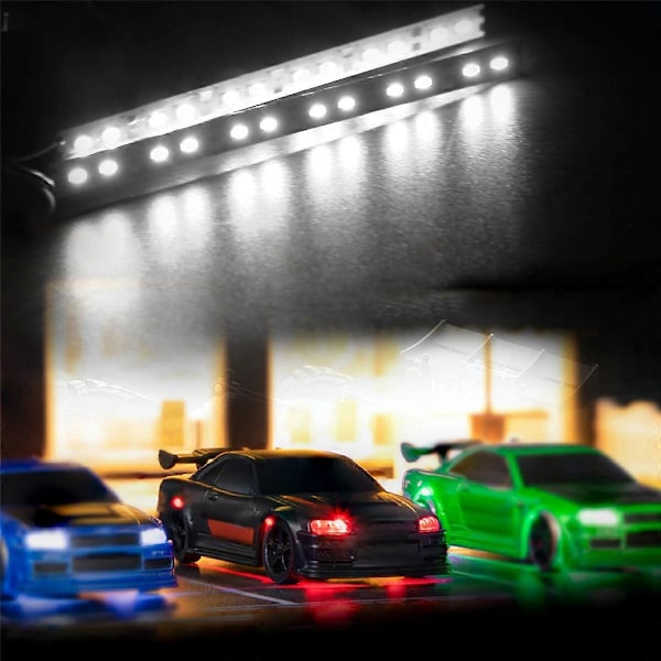 Chassis Lys LED Strip 6V til 1/10 1/8 RC Bil Crawler, Hvid