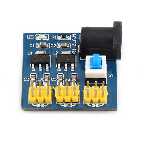 DC-DC spenningsomformer Multi-utgang Step-down strømforsyningsmodul 12V til 3.3V/5V/12V