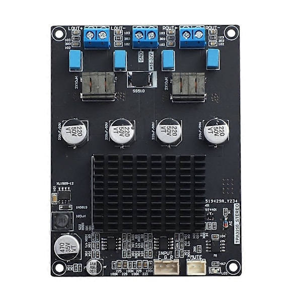 TPA3250 Effektforstærkerkort Stereo 2.0 Lyd Amplificador Klasse D