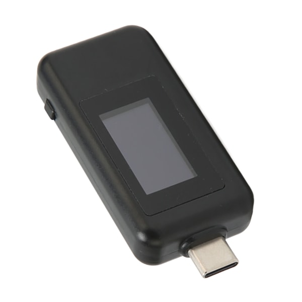 USB-spenningsstrømtester 4‑30V 0‑5.1A digital LCD-skjerm Nøyaktig måling USB-tester for telefon, nettbrett, bærbar svart