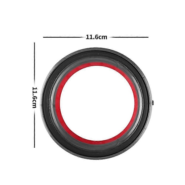 För V10 Sv12 Dammsugare Dammbehållare Topp Fast Tätningsring Ersättningsfäste Reservdel Tillbehör