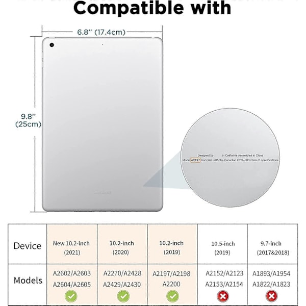 Tech-Protect iPad 10.2 2019/2020/2021 Kotelo SmartCase vihreä