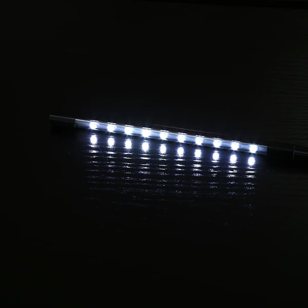 5V Fleksibel Mini USB LED Leselys Lampe Lommelykt For Bærbar PC Datamaskin Tastatur Svart