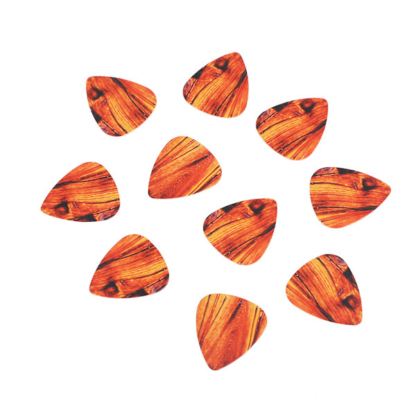 10 st Plast gitarr Plectrum Set Bas Ukelele Pick Musikinstrument Tillbehör