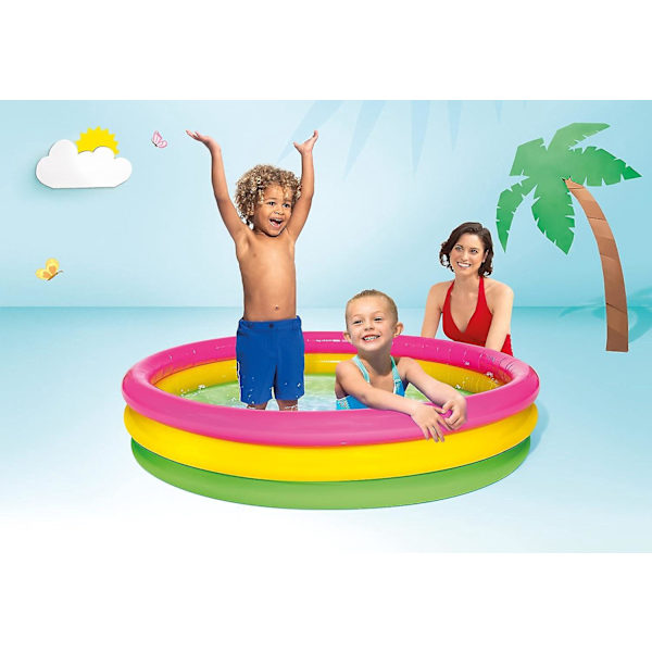 Oppustelig Sunset Glow Pool - 147*33 cm