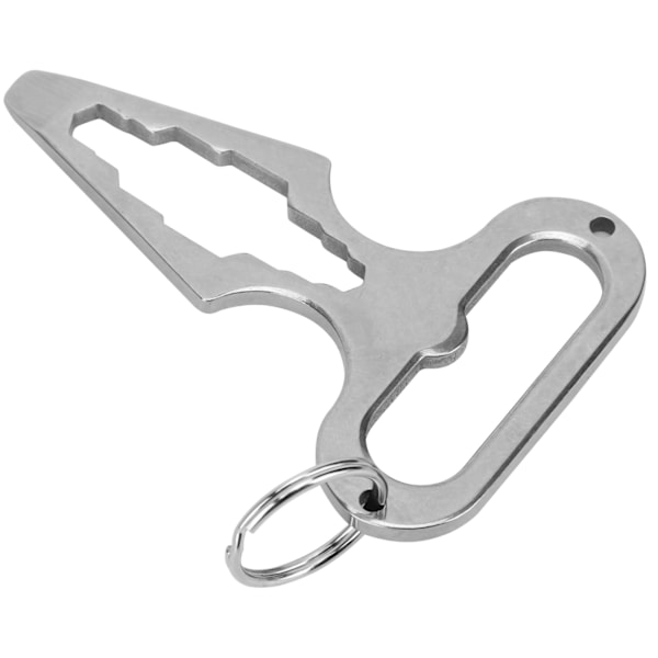 2 st Multifunktion Mini EDC Spike Wrench Flasköppnare Skruvmejsel Multiverktyg för Utomhus Camping