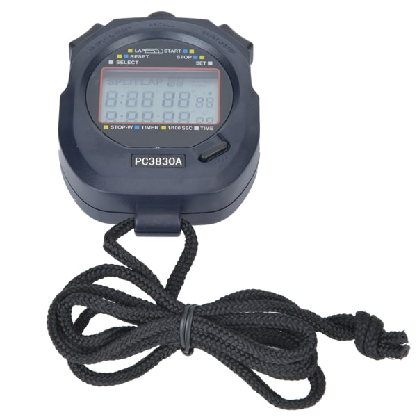 PC3830A ABS Sports Running Stopur Elektronisk Track and Field Countdown Stopur0.01