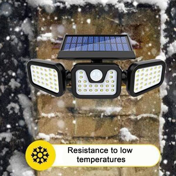Vattentäta LED-soldrivna utomhuslampor med rörelsesensor