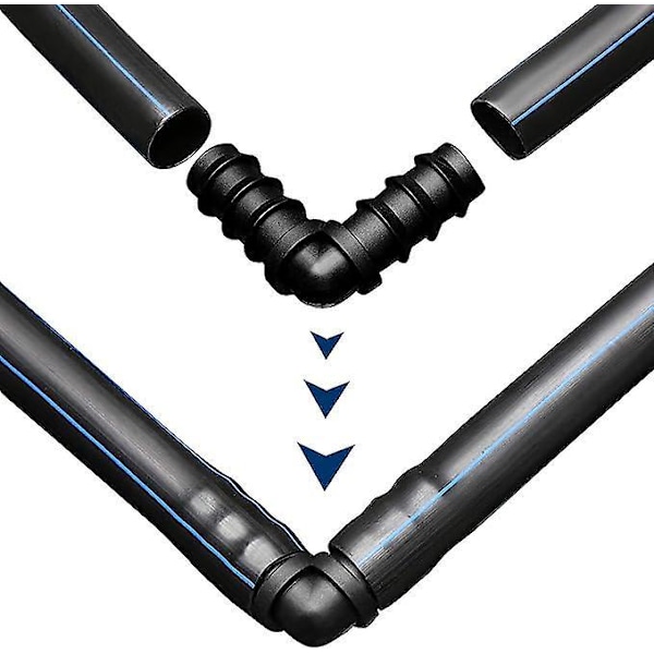 Rørkoblinger for 16 mm Irrigasjonssystem (Albue)