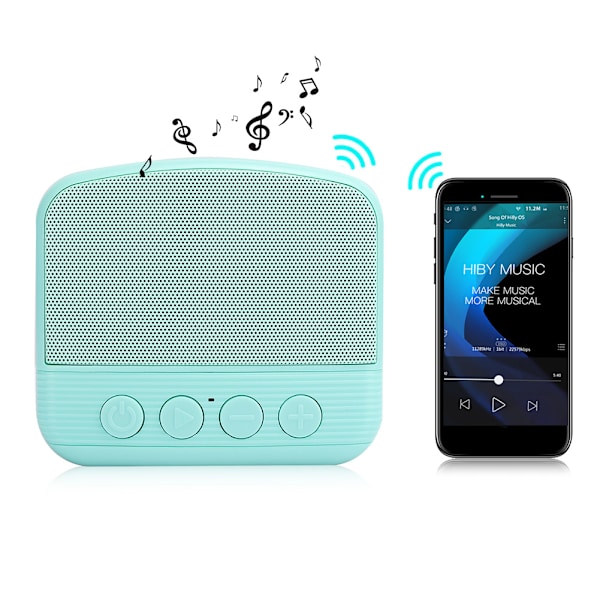 Langaton Bluetooth-kaiutin, pieni halkeamaääni, kannettava audio, matkapuhelin, ulkoilma, minialakaiset, vihreä