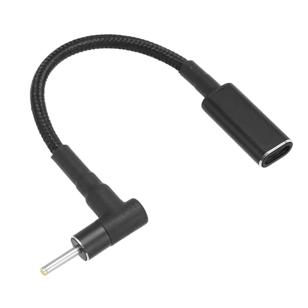 USB C hona till 2,5x0,7 mm DC hane-adapter 100W 5A 20V Stödjer PD snabbladdning USB Typ C till DC-adapter för bärbar dator