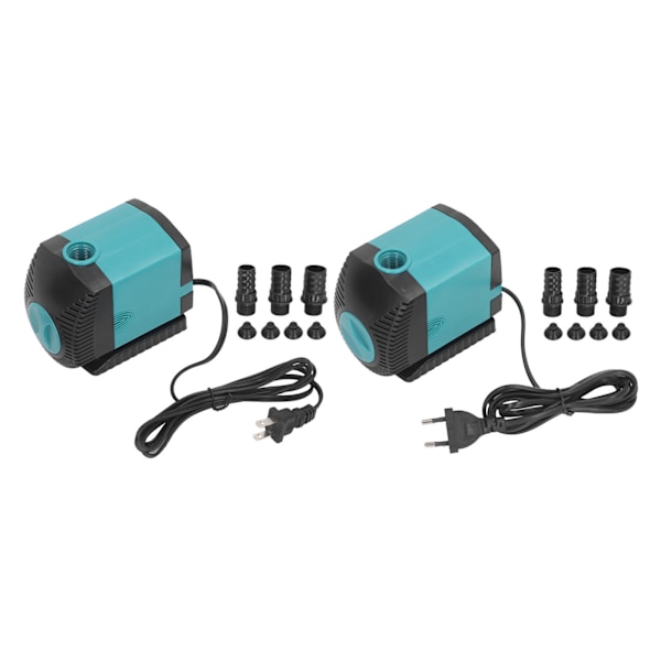 2500L/H nedsenkbar pumpe 50W frekvensomforming side suging nedsenkbar vannpumpe for akvarium EU-plugg 220‑240V 60Hz
