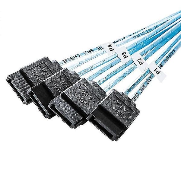 Mini SAS HD SFF-8644 til 4 x SATA 7Pin Harddisk Kabel 12Gbps Server Ekstern Harddisk Høj-Hastighed C