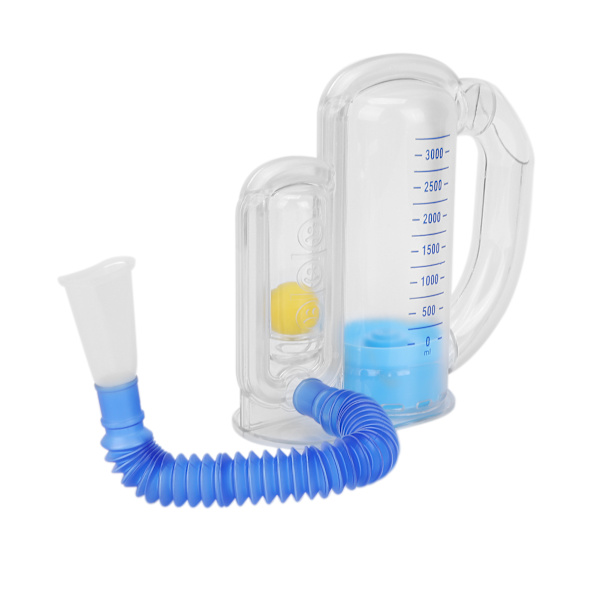 3000 ml Spirometria Hengitysharjoittelija Keuhkohengitys Vital Capacity -harjoittelutyökalu
