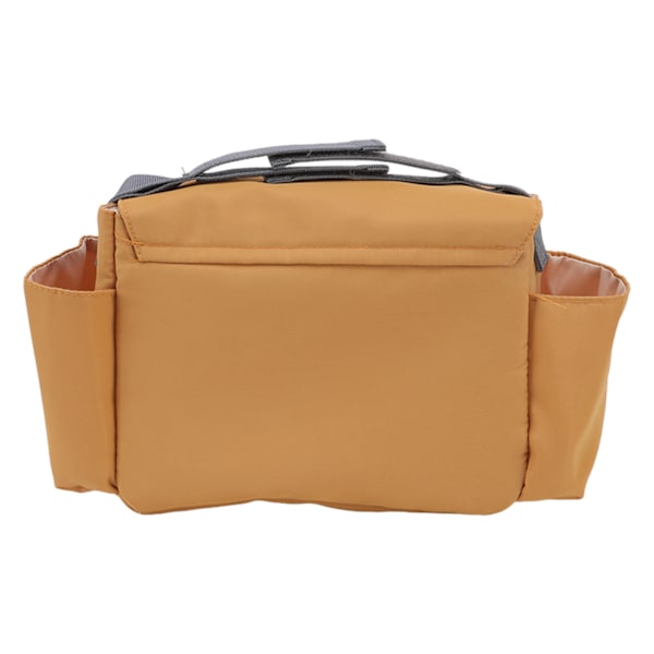 Baby Vogn Organizer Multifunksjonell Vanntett Nylon Vogn Bag Organizer Stor Kapasitet Vogn Organizers Gul