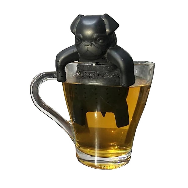 Teinfuser i silikon med tegneseriehund - Perfekt gave til teelskere