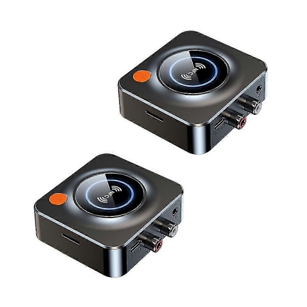2 kpl Bluetooth 5.1 Audio Vastaanotin Langaton Aux 3.5mm Rca Nfc Kaksois Audio Liitäntä Jack Stereo Adapteri ZD.16