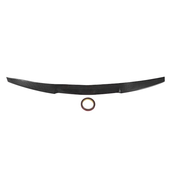Kolfiber stil gummi bakre bagageutrymme spoiler läpp vinge universell bilmodifiering 121cmx7.5cm