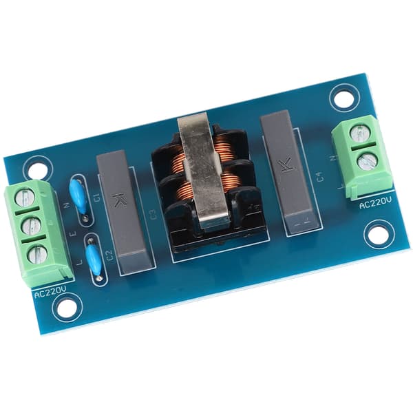 EMI-suodatinmoduulikortti PCB-aaltoparanus pyörivä puristusliitin AC 220V