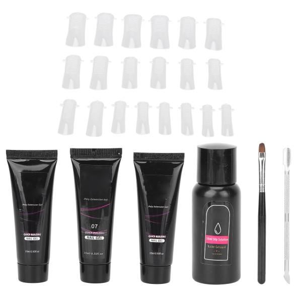 Extension Lim Set DIY 30ml Extension Lim Tool Set Gave til nybegynnere av neglekunst