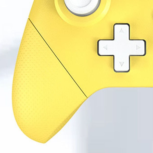 Bluetooth Gamepad NFC Somatosensory Dual Motor Vibration Trådløs Game Controller med 3D Joystick til Switch Citron Gul