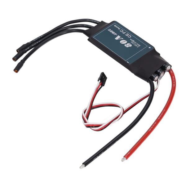 80A Borstlös ESC 2‑6S Elektrisk Hastighetsregulator med 5V 5A BEC för RC Flygplan Drönare Helikopter Modell