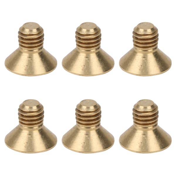 50 stk. undersænkede sekskantsskruer ren kobber fladt hoved hardware tilbehør M5M5 x 8