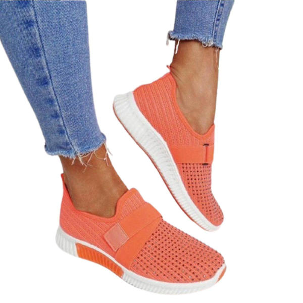Naisten Ortopediset Slip-on -alusta Muotiväritenissit 42 Oranssit