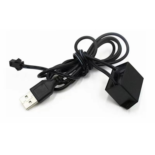 3 meter 5V bil LED indvendig strimlys blændfri hættefod kant atmosfære omgivende belysning med USB-interface blå