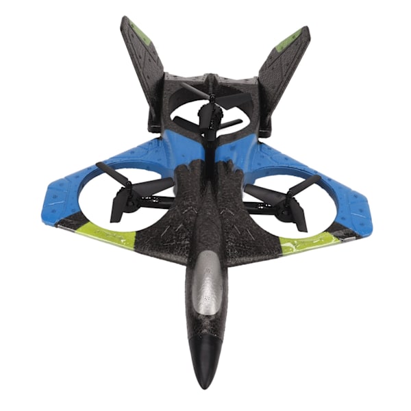 HD-drönare RC-plan med lampor, drönare för flygfotografering, bra presentleksak för pojkar och flickor, blå, 3 batterier