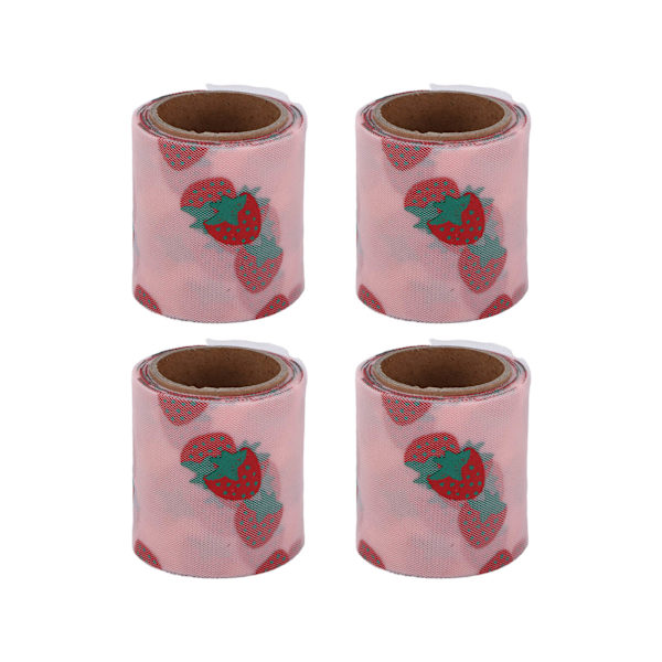 4 kpl tyllikangasta DIY-askarteluun, kulutusta kestävä sinfoniapolyesteri glitter tyllirullia 6 cm Korean Pink