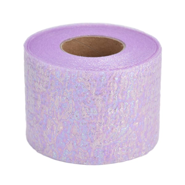 Symphony Ribbon Gradient Julband Rulle DIY Hemmagjorda Barnbåge Hårprydnad Tulle Rulle Ljus Lila