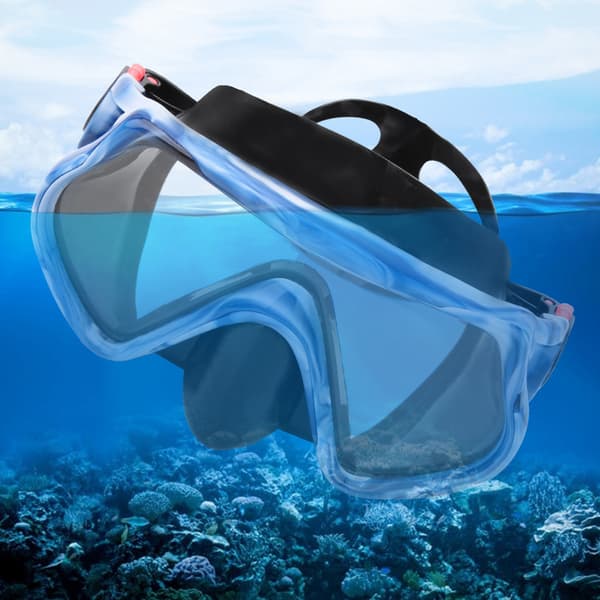 Vuxen Anti-imma Snorkling Dykmask Härdat Glas Lins Simbassängutrustning