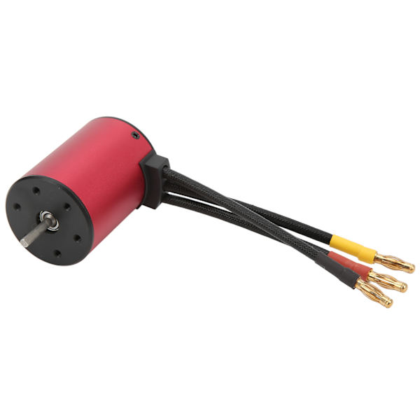Vedenpitävä RC S3650 3900KV 4-napainen harjaton moottori 4 mm banaaniliittimellä 1/10 RC-auton päivitysosiin