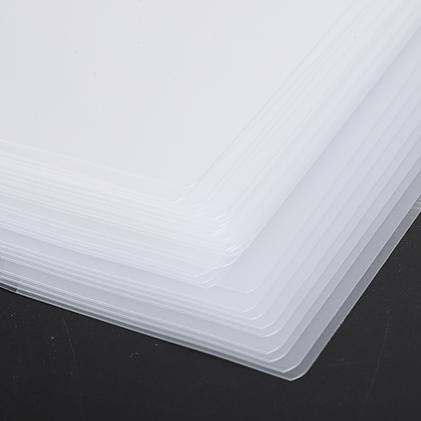 30st L-form filmapp A4 2 sidor Transparent Document Organizer 18C Tjock typ Hållare