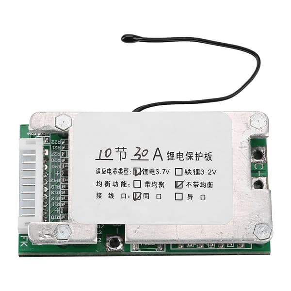 10S 36V 30A Litium Batteri Beskyttelseskort 3.7V Li ion Celle BMS PCB Kort