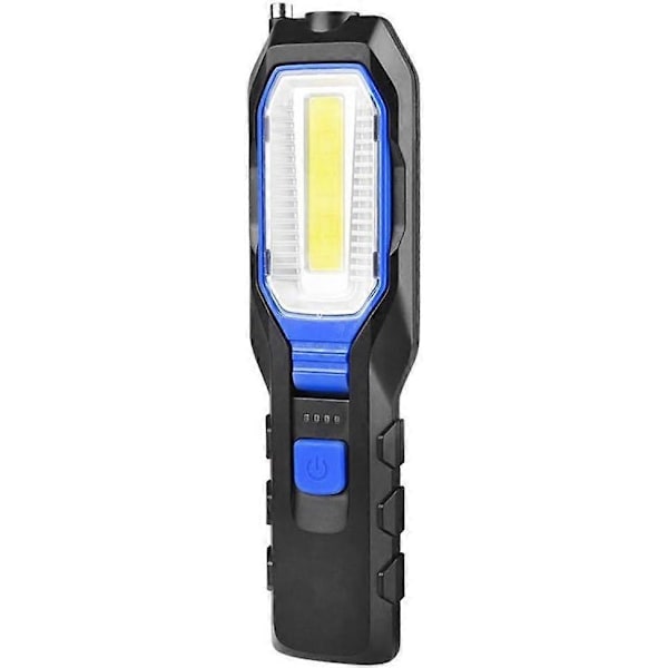 LED Inspektionslampe, Bærbar Foldbar USB Genopladelig Arbejdslampe med Magnetisk Base til Autoreparation