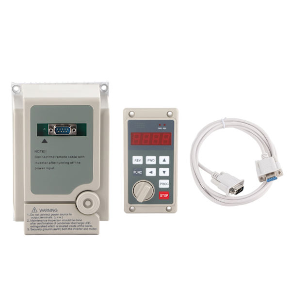 Frekvensomformer Enkelfaseinngang 3-faseutgang Variabel frekvensomformer 220V(0,4kw)