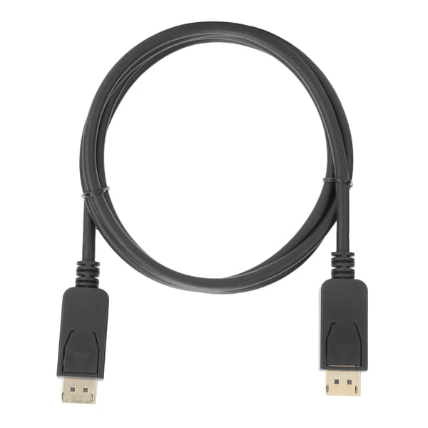 DP till DP-kabel Svart ABS-material Version 1.2 för datorskärmomvandlare 4k 60hz 5 meter