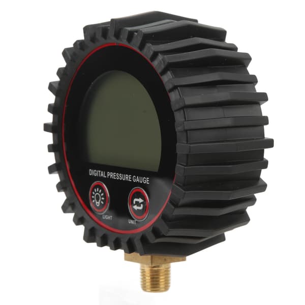 Däckpump Digital Tryckmätare 3-255PSI med LCD-display DC3.1V 10mm Gänga Fordonstillbehör