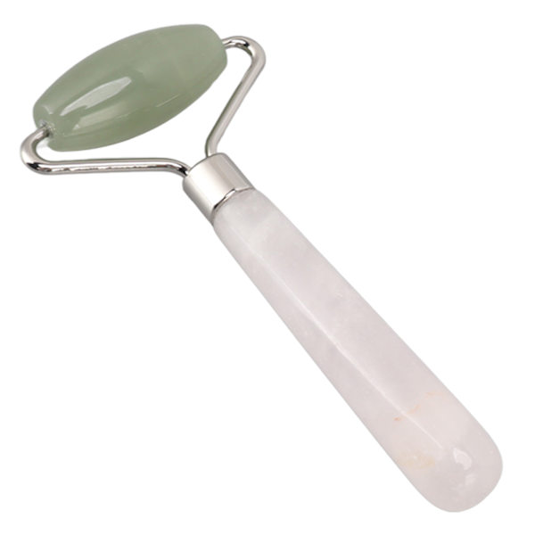 Jade Roller Handgjord Hudstramande Finpolerad Reducerande Puffiness Ansiktsmassager Roller Ansiktsroller Hudvård