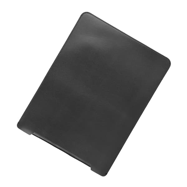 Bærbar computertaske i mikrofiber, beskyttende inderpose til MacBook Pro, sort
