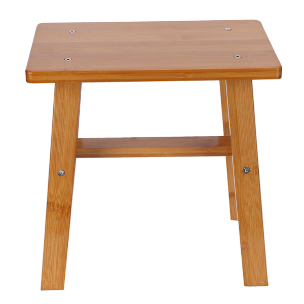 Multipurpose Small Bamboo Pall Låg Pall Barn Bänk för Hem Vardagsrum Tillbehör M Rektangel