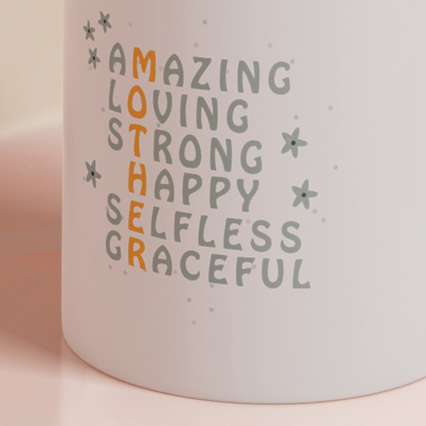 Kaffe krus klar utskrift bred munn keramisk drikkevannskopp for te varm sjokolade hjemmekontor CCP314