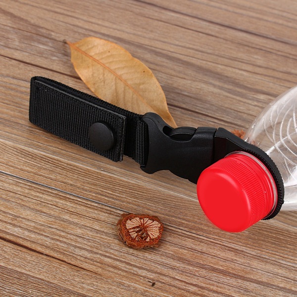 Utendørs nylon webbing spenne krok vannflaskeholder klips EDC
