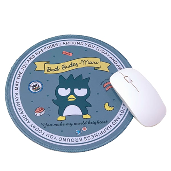 Mouse Pad Lovely Cartoon Pattern Round Skidproof Soft Mouse Mat Soft for Homes Office Gaming Working Type 6