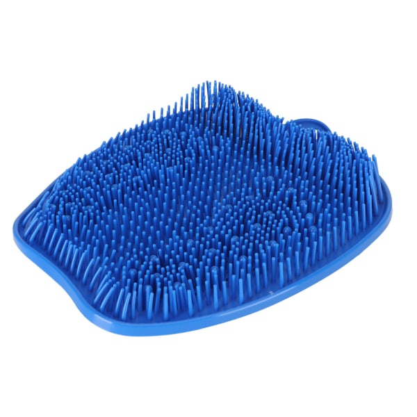 Bruser Fodskrubber Blød Silikone Anti-Slip Sugekop Lugtfjernelse Fodvasker til bad Badeværelse Massage Blå